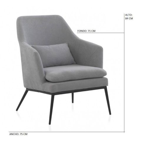 Sillón estructura metálica GABAR 2046