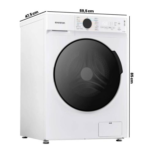 Lavasecadora de 8 Kg INFINITON 1400 rpm Inverter WSD-G8A6D4BN