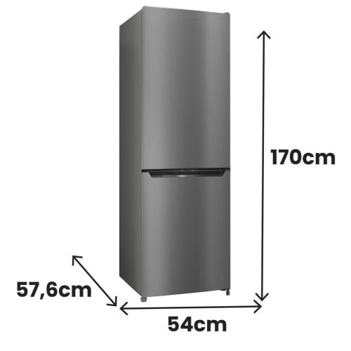 Frigorífico Combi INFINITON No Frost Inox E 231L FGC-236C70XEM