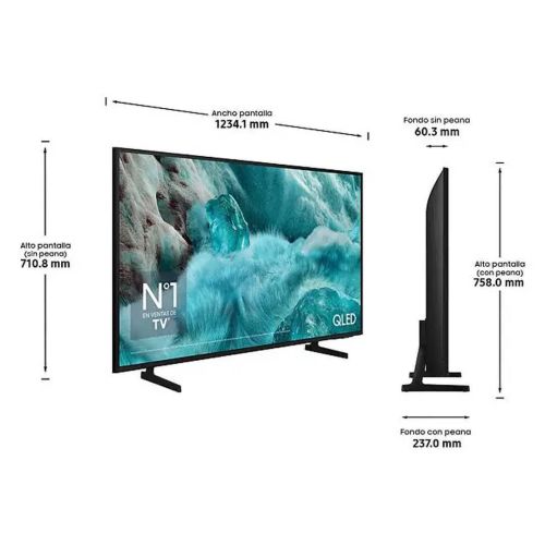 Televisor SAMSUNG 55" QLED 4K UHD Smart TV 2025 TQ55Q7F4AU