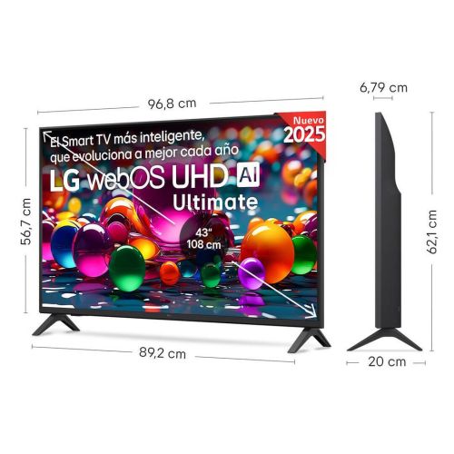 Televisor LG 43" UHD Ultimate AI Smart TV 43UA75006LA