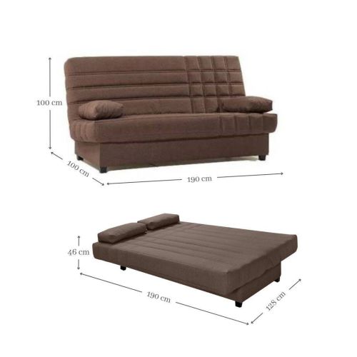 Sofa Cama Clic Clac con Arcón CUADROS