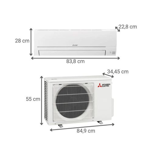 Aire acondicionado Mitsubishi MXZ-HR2525E40VFK Multi Split 2x1 WiFi 2250+2250 Frigorías