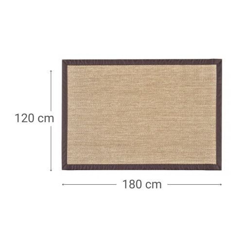 Alfombra de Tejido de Vinilo Sisal 120x180