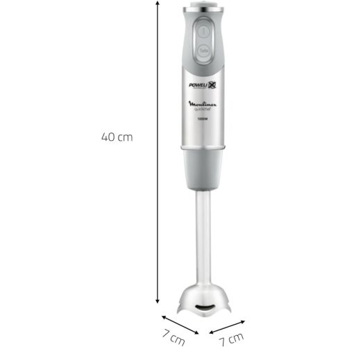 Batidora MOULINEX 1000w Quickchef con Vaso Medidor Gris DD65AD10