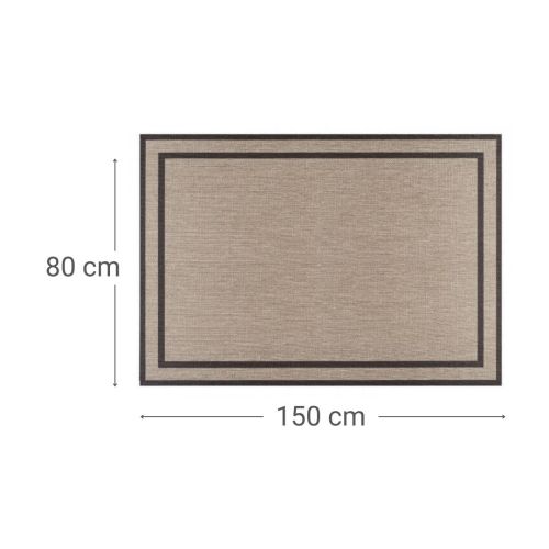 Alfombra de Tejido de Vinilo Marco Gold 80x150