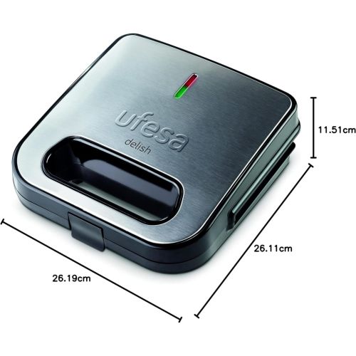 Sandwichera UFESA Capacidad para 2 Sandwiches 900w 71404985