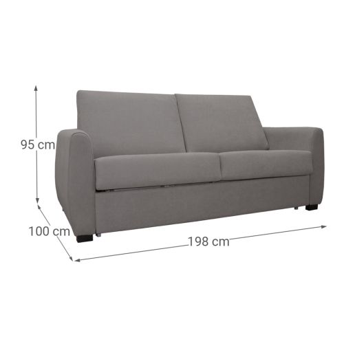 Sofá Cama Italiano Tapizado en Tela FOAM