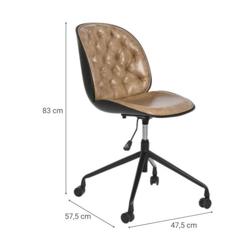 Silla de Oficina de Polipropileno y Metal