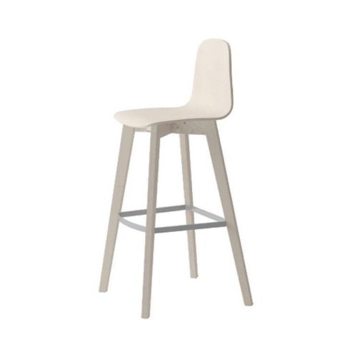 Taburete de 80 cm con Patas y Asiento de Madera de Haya DOLCE