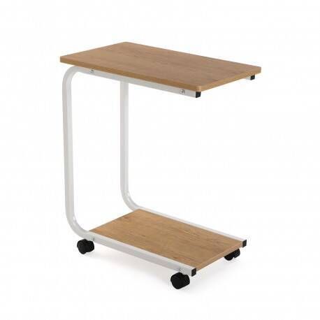 Mesa Auxiliar Blanco con Ruedas 21300046