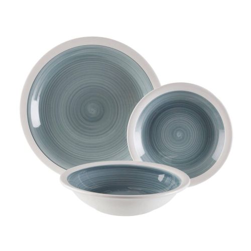 Vajilla de 18 Piezas de Dolomita LEGRAND Azul 22450071
