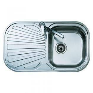 Fregadero Encastrado Reversible con Cubeta y Escurridor de 36 cm TEKA STYLO 10107017