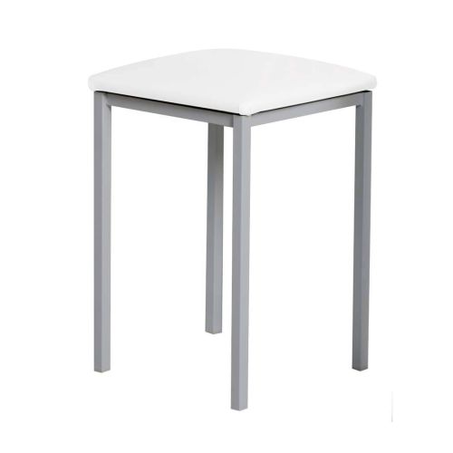 Taburete de Cocina de Metal con Asiento Tapizado 780/AL