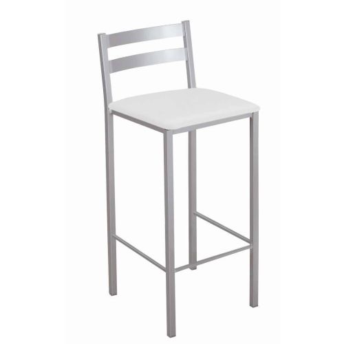 Taburete Alto con Reposapiés de Aluminio 797/AL