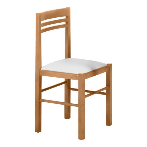 Silla de Cocina de Madera con Asiento Tapizado 557