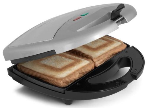 Sandwichera Orbegozo 2 Cavidades Inox 800W SW6000