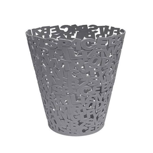Papelera Letters Gris BALVI 26885