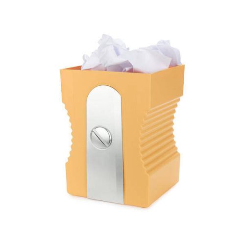Papelera de Plástico Diseño Sacapuntas Gigante Naranja SHARPENER 28130