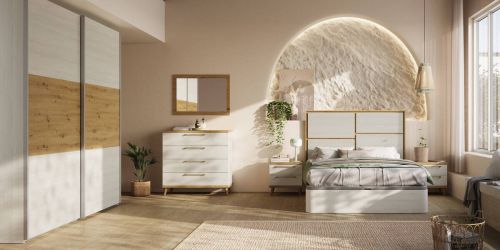 Composición de Dormitorio Polar/Artisan KRONOS 5 N 801