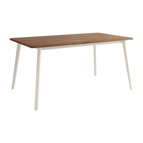 Mesa Kamba Rectangular 140 cm Estuctura Marfil BOGAL CNG052M