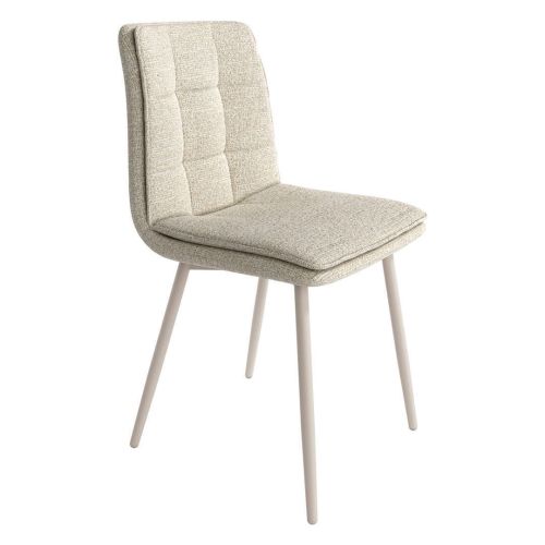 Silla de Comedor Tapizada con Patas Metálicas TORINO CG2154NA