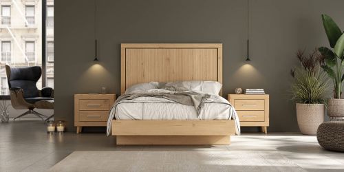 Dormitorio JORDAN EVO en roble melaminado Nº 38