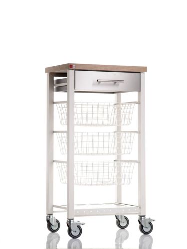 Carrito de Cocina con Ruedas y Cajón ONDA