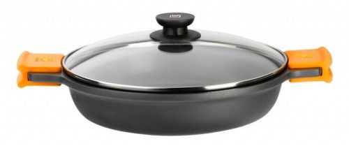 Cacerola baja BRA EFFICIENT 30 cm con tapa