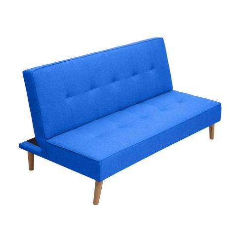 Sofá Cama Clic Clac con Patas de Madera Tapizado UNAI
