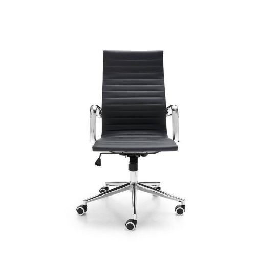 Silla de Oficina con brazos Modelo SMART tapizado en tejido Ecopiel