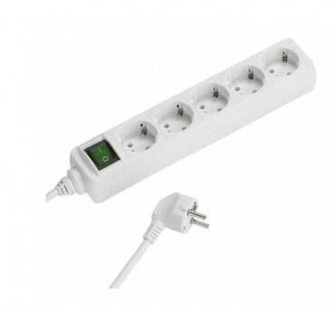 Base Multiple 5 Schuko + Inter Ench An VIVANCO 27016