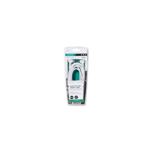 Cable coaxial 3 M Blanco VIVANCO 48034