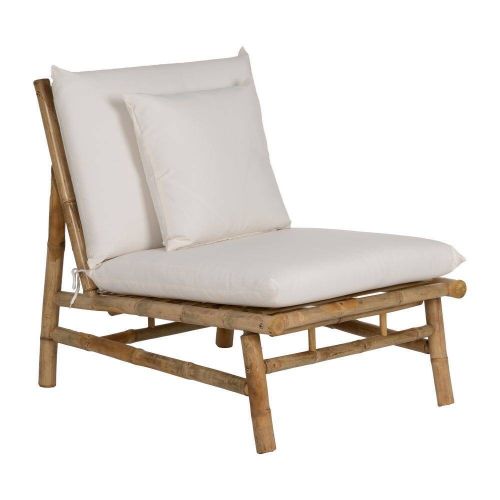 Sillón Natural en Bambú con Tapizado Desenfundable 613209