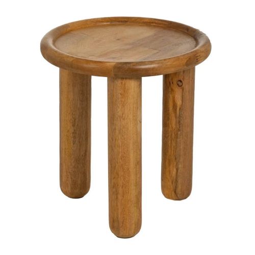 Mesita de 42 cm de Madera de Mango Natural 613007