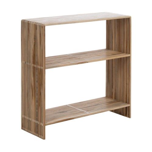 Consola de Entrada 85 cm Madera de Teca Natural Reciclada 614737