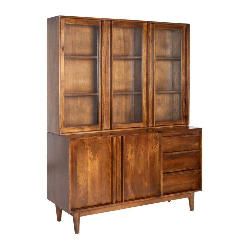 Alacena de Salón en Madera de Mango Acabado Marrón 615142
