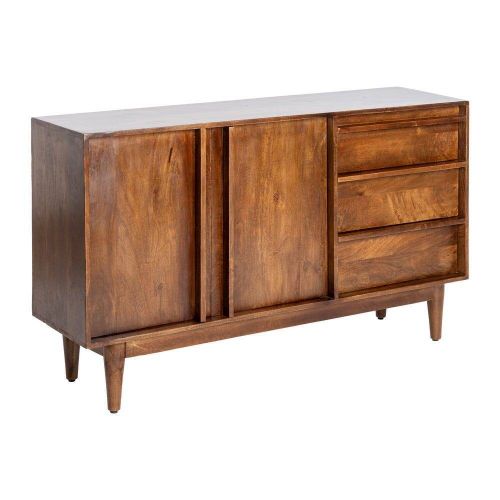 Aparador de Salón en Madera de Mango Acabado Marrón 615140