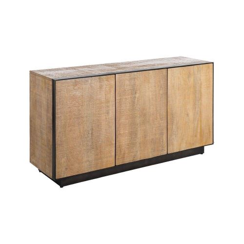 Aparador de Salón en Madera de Mango Natural 3 Puertas 615821