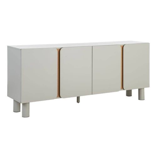 Aparador de Salón en DM Taupe con Patas de Roble 615547