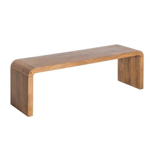 Mesa de Centro Natural de Madera de Mango 615872