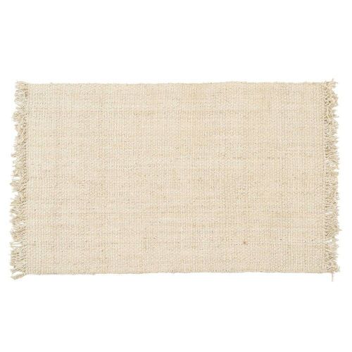 Alfombra de Salón Yute Color Crema 160x230 cm ALTEA 609385