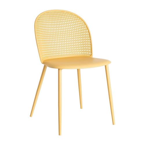 Silla de Jardín en Polipropileno y Patas de Acero