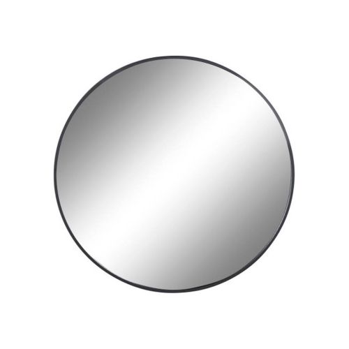 Espejo de Pared de Cristal y Hierro Negro de 100 cm ES-211493