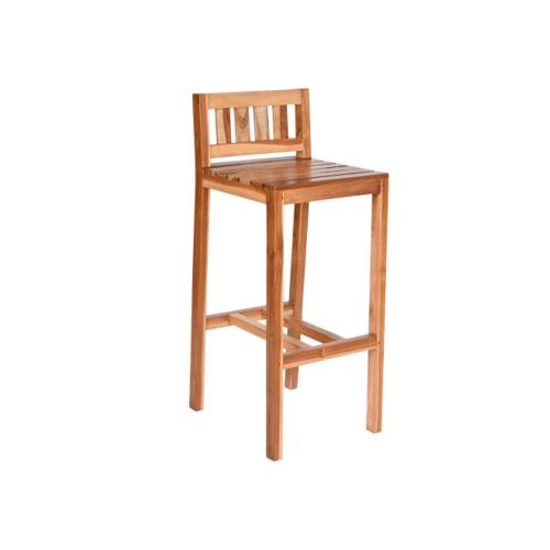 Taburete Alto de Madera Teca MB-207999
