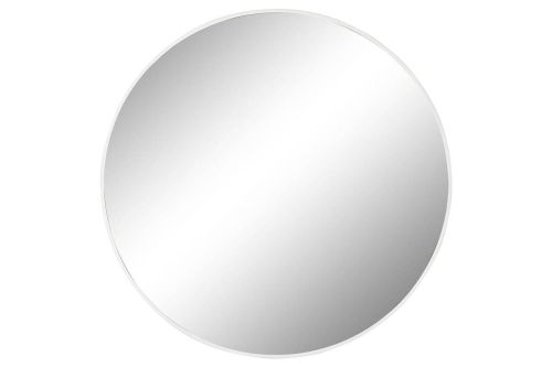 Espejo de Pared de Cristal y Hierro Blanco de 120 cm ES-211496