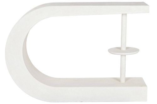 Consola de MDF Acabado Rugoso Blanco MB-216611