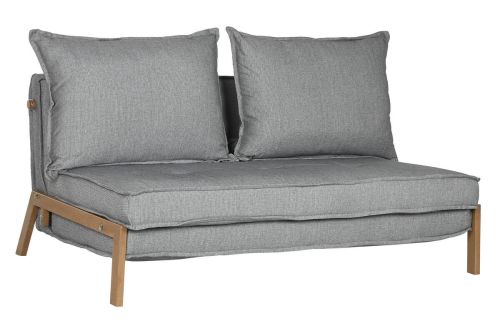 Sofá Cama 2 Plazas Metal-Poliester 151x79 cm