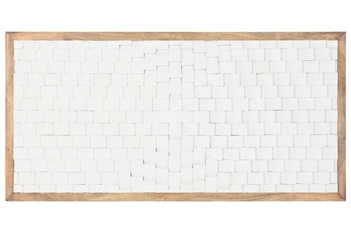 Cabecero de Cama en Madera de Mango Blanco MB-220979