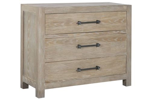 Cómoda de Madera de Hevea Natural con 3 Cajones MB-219415